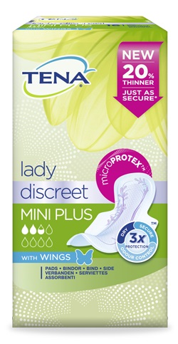  TENA DISCREET MINI PLUS WINGS 16 PEZZI - Farmaunclick.it