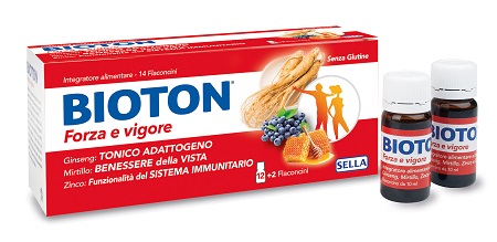 BIOTON GINSENG FORZA VIG 14 FLACONCINI - Farmaunclick.it
