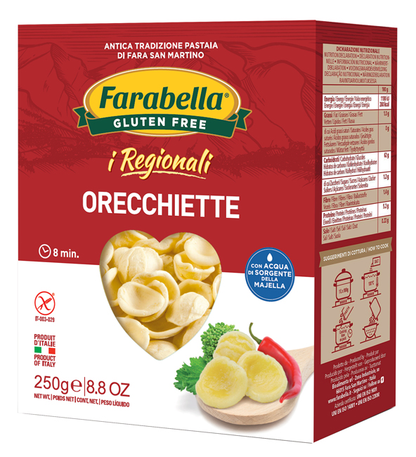 FARABELLA ORECCHIETTE I REGIONALI PASTA FRESCA STABILIZZATA 250 G - Farmaunclick.it