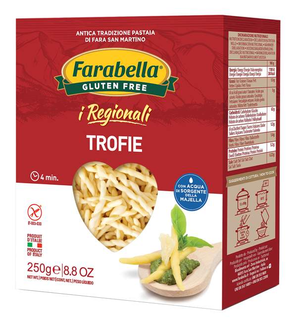 FARABELLA TROFIE I REGIONALI PASTA FRESCA STABILIZZATA 250 G - Farmaunclick.it