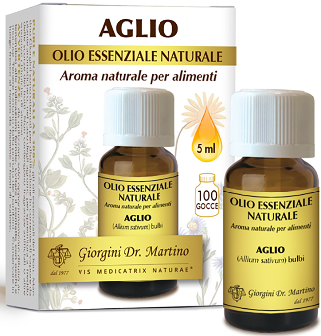AGLIO OLIO ESSENZIALE VIVIFICATO 5 ML - Farmaunclick.it
