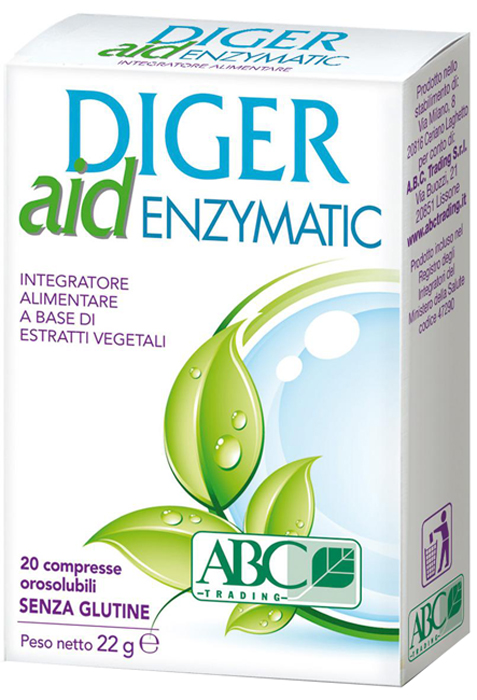 DIGER AID ENZYMATIC 20 COMPRESSE - Farmaunclick.it