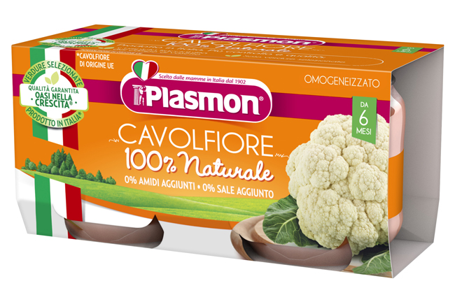 PLASMON OMOGENEIZZATO CAVOLFIORE 2 X 80 G - Farmaunclick.it