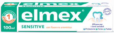 ELMEX DENTIFRICIO SENSITIVE CON FLUORURO AMMINICO 100 ML - Farmaunclick.it