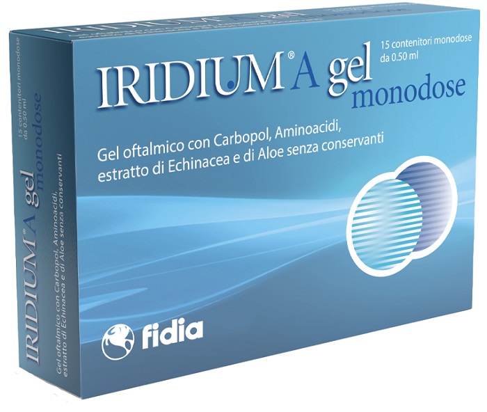 IRIDIUM A GEL OFTALMICO MONODOSE 15 CONTENITORI DA 0,50 ML - Farmaunclick.it