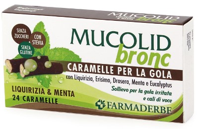 MUCOLID BRONC MENTA LIQUIRIZIA CARAMELLE 70 G - Farmaunclick.it