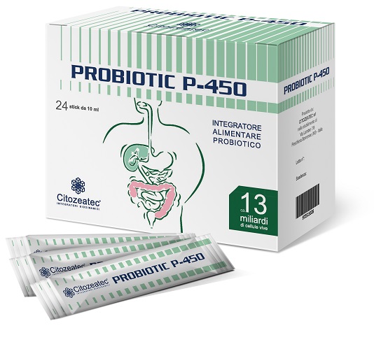 PROBIOTIC P-450 24 STICK MONODOSE 10 ML - Farmaunclick.it