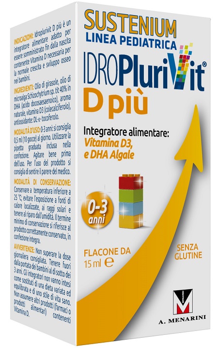 IDROPLURIVIT D+ SUSTENIUM 15 ML - Farmaunclick.it