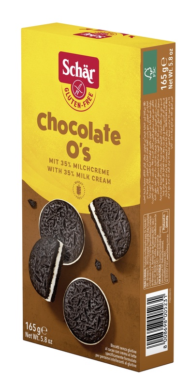 SCHAR CHOCOLATE O'S BISCOTTI 165 G - Farmaunclick.it