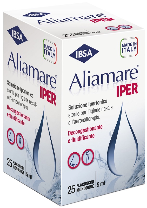 ALIAMARE 25 FLACONCINI IPERTONICI DA 5 ML - Farmaunclick.it