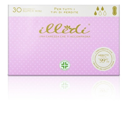 ILLEDI ASSORBENTI SUPER MINI 180 MM 30 PEZZI - Farmaunclick.it