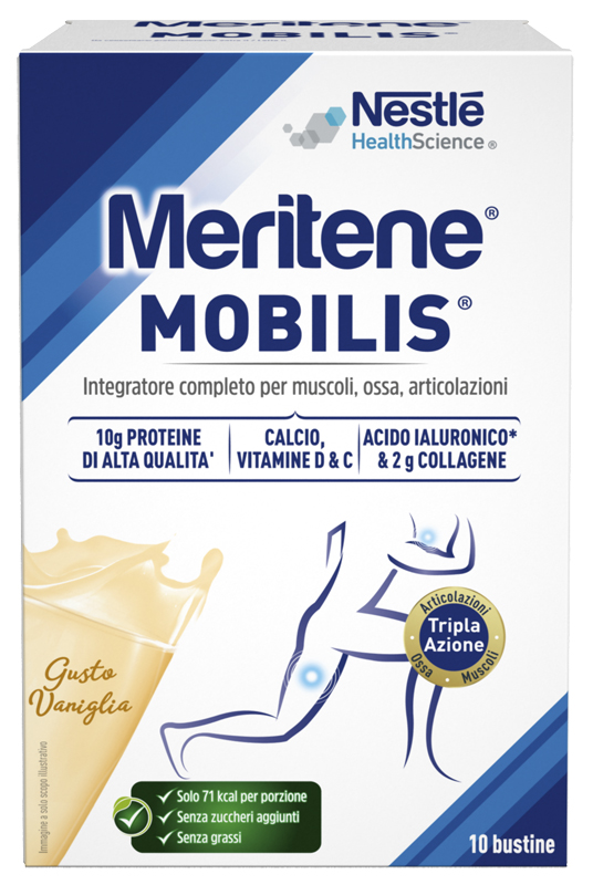 MERITENE MOBILIS GUSTO VANIGLIA 10 BUSTINE DA 21 G - Farmaunclick.it