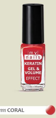 MY NAILS KERATIN GEL&VOLUME 111 CORAL 5 ML - Farmaunclick.it