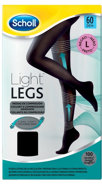 SCHOLL LIGHTLEGS 60 DENARI TAGLIA L COLORE NERO 1 PAIO - Farmaunclick.it