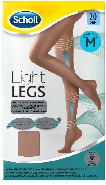 SCHOLL LIGHTLEGS 20 DENARI TAGLIA M COLORE NUDE 1 PAIO - Farmaunclick.it