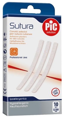 CEROTTO PER SUTURA PIC SOLUTION 6 X 100 MM 10 PEZZI - Farmaunclick.it