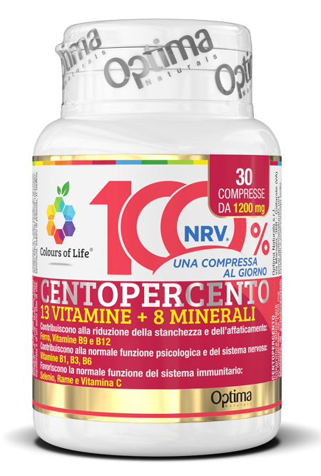 COLOURS OF LIFE CENTOPERCENTO 30 COMPRESSE 1200 MG - Farmaunclick.it