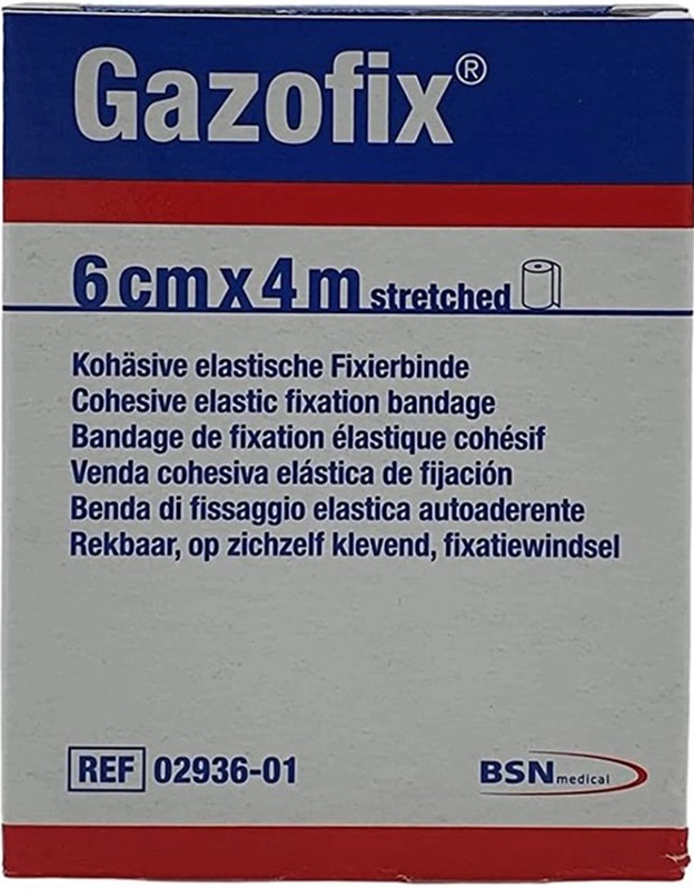 BENDA ELASTICA AUTOADESIVA GAZOFIX 6X400 CM - Farmaunclick.it