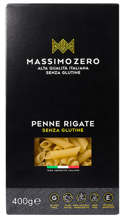 MASSIMO ZERO PENNE RIGATE 400 G - Farmaunclick.it