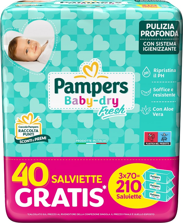 BABY FRESH FORMULA ESCLUSIVA 210 PEZZI - Farmaunclick.it