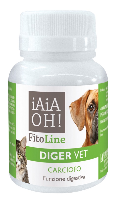 IAIAOH DIGER VET FITOLINE 40 CAPSULE - Farmaunclick.it