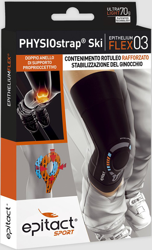 GINOCCHIERA EPITACT SPORT PHYSIOSTRAP SKI M - Farmaunclick.it