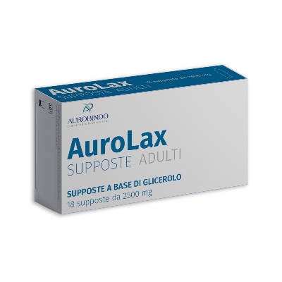 SUPPOSTE AUROLAX GLICEROLO 2500 MG 18 SUPPOSTE - Farmaunclick.it