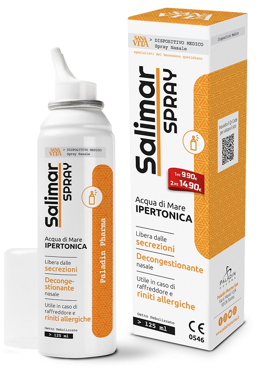SANAVITA SALIMAR SOLUZIONE IPERTONICA 125 ML - Farmaunclick.it