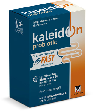 KALEIDON PROBIOTIC FAST BIANCO NATURALE 10 BUSTE OROSOLUBILI - Farmaunclick.it