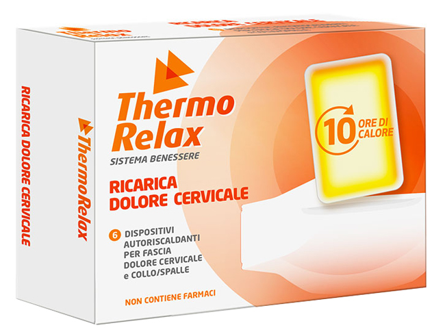 THERMORELAX RICARICA PER FASCIA DOLORE CERVICALE 6 DISPOSITIVI AUTORISCALDANTI - Farmaunclick.it