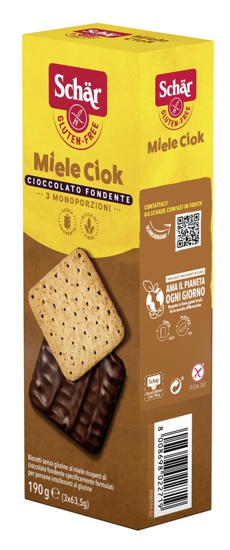 SCHAR BISCOTTI MIELE CIOK 190 G - Farmaunclick.it