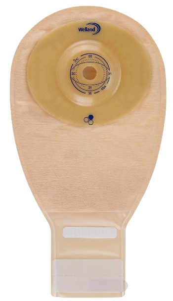 SACCA PER ILEOSTOMIA TRASPARENTE RITAGLIABILE WELLAND AURUM PROFILE ILEO MIDI DIAMETRO 13-48 MM INIZIO CONVESSITA' 48 MM 10 PEZZI - Farmaunclick.it