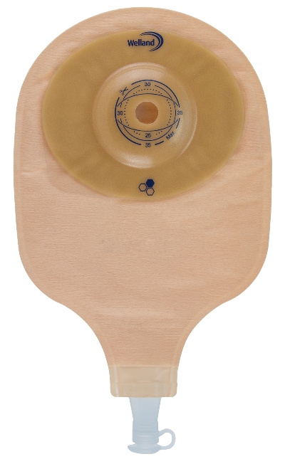 SACCA PER UROSTOMIA TRASPARENTE RITAGLIABILE AURUM CONVEX URO MIDI SMALL DIAMETRO 13-25 MM 10 PEZZI - Farmaunclick.it