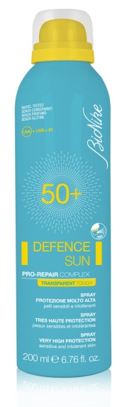 BIONIKE DEFENCE SUN SPRAY TRANSPARENT TOUCH SPF 50+ 200 ML - Farmaunclick.it