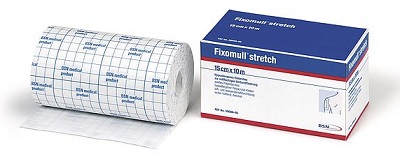 FASCIA AUTOADESIVA IPOALLERGENICA FIXOMULL STRETCH PER FISSAGGIO CATETERI M 10 X 10 CM - Farmaunclick.it
