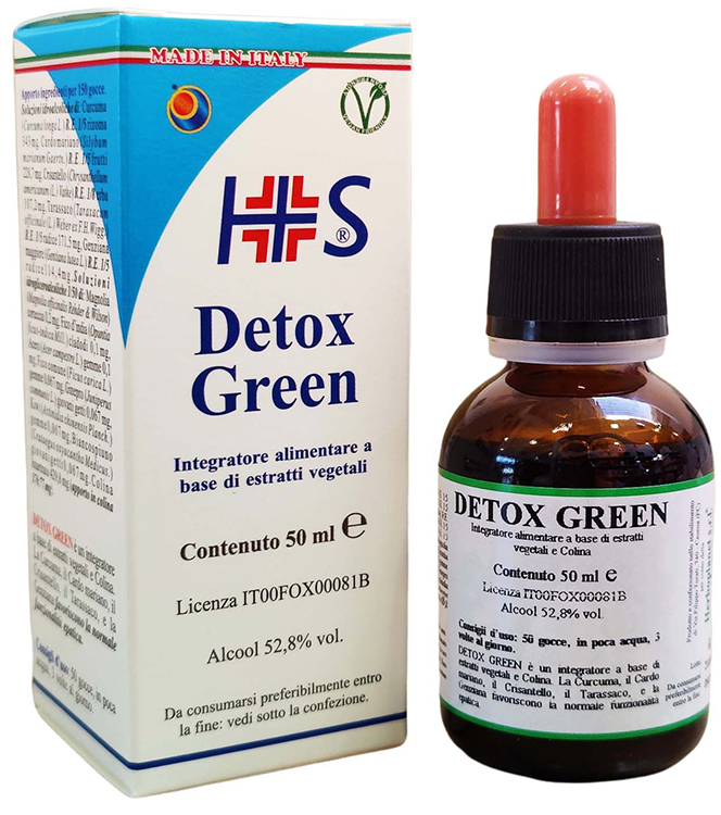 DETOX GREEN GOCCE 50 ML - Farmaunclick.it
