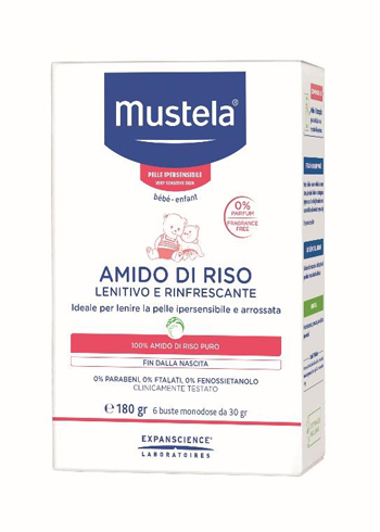 MUSTELA AMIDO DI RISO 180 G - Farmaunclick.it