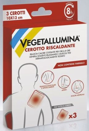 VEGETALLUMINA CEROTTO RISCALDANTE 3 PEZZI - Farmaunclick.it