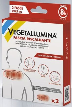 VEGETALLUMINA FASCIA RISCALDANTE 2 PEZZI - Farmaunclick.it