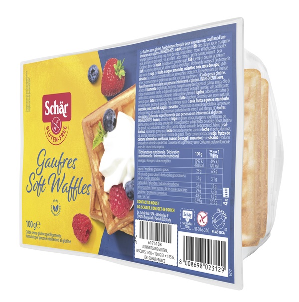SCHAR GAUFRE SOFT WAFFLES 100 G - Farmaunclick.it