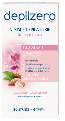 DEPILZERO STRISCE GAMBE BRACCIA 20 PEZZI - Farmaunclick.it