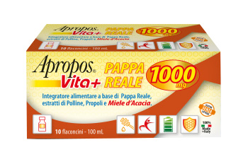 APROPOS VITA+ PAPPA REALE 1000MG 10 FLACONCINI DA 10 ML - Farmaunclick.it