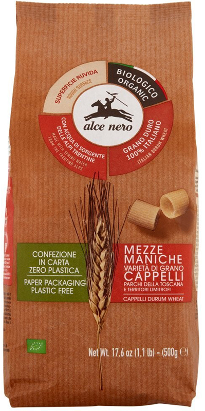 MEZZE MANICHE SEMOLA SENATORE CAPPELLI PARCHI TOSCANI BIO 500 G - Farmaunclick.it