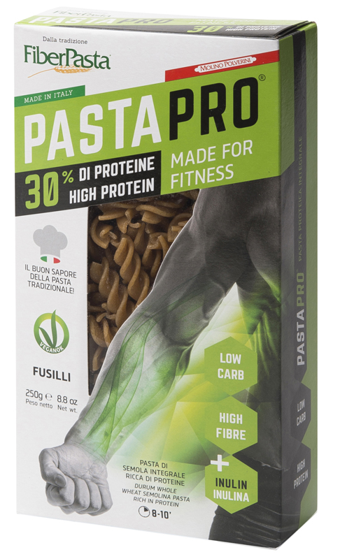 PASTAPRO FUSILLI INTEGRALI 30% PROTEINE 250 G - Farmaunclick.it