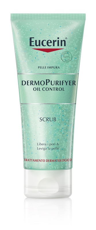 EUCERIN DERMOPURIFYER OIL CONTROL SCRUB 100 ML - Farmaunclick.it
