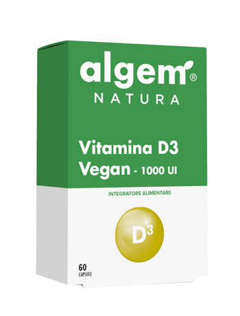 VITAMINA D3 VEGAN 1000 UI 60 CAPSULE - Farmaunclick.it