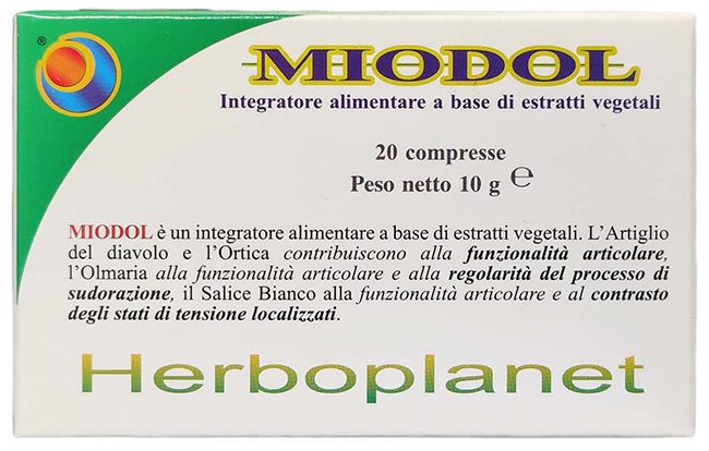 MIODOL 20 COMPRESSE BLISTER 10 G - Farmaunclick.it