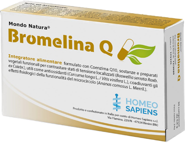 BROMELINA Q MONDO NATURA 30 COMPRESSE - Farmaunclick.it