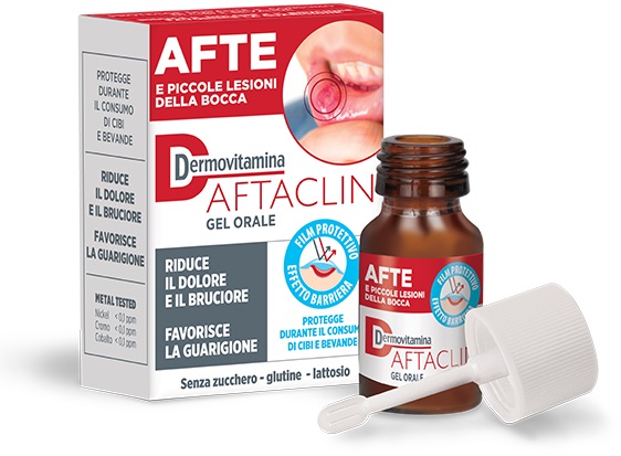 DERMOVITAMINA AFTACLIN GEL 7 ML - Farmaunclick.it