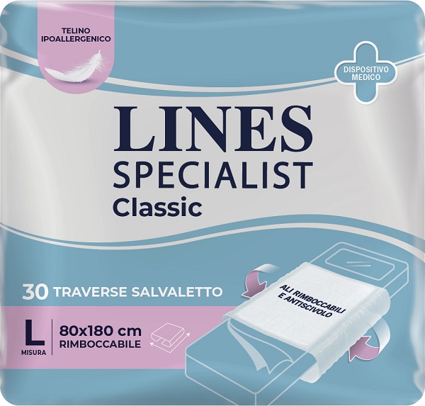 TRAVERSA LINES SPECIALIST CLASSIC 80X180 CM 30 PEZZI - Farmaunclick.it